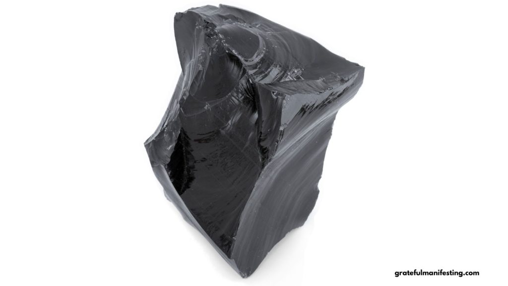 best crystals for shadow work - black obsidian