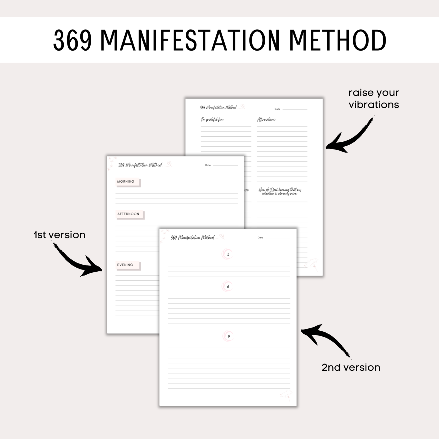 369 Method : Best Tips & How To Do The 369 Manifestation Method ...