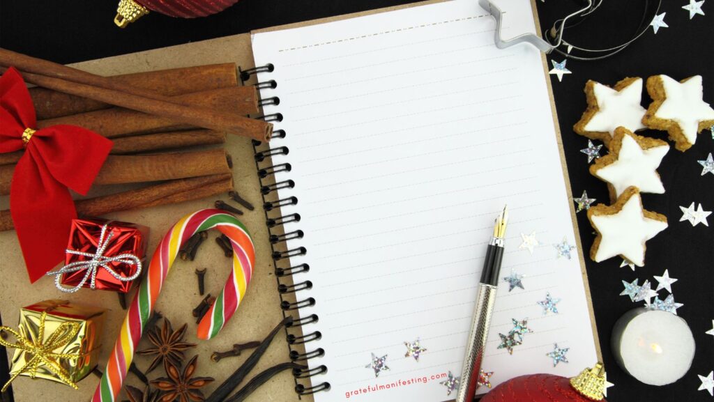 Christmas journal prompts