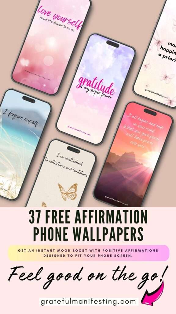 free affirmations for phone wallpaper, positive affirmations for phone background, free affirmation quotes designs