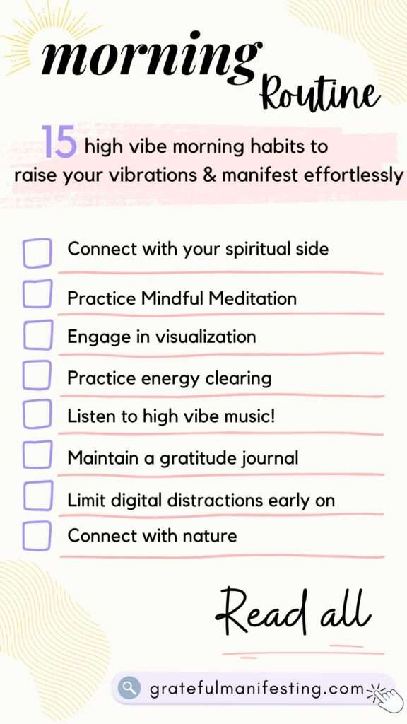  Ready to transform your mornings and elevate your energy? Discover 10 powerful morning habits that will help you raise your vibrations, create a high-vibe routine, and manifest your desires effortlessly! From scripting your dream life to embracing simple yet transformative rituals, these tips will set the tone for a day full of abundance and alignment. 💫 Click now to uncover the secrets to your best mornings ever!